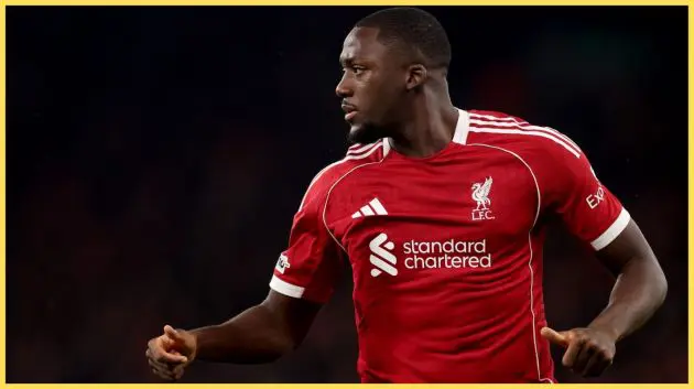Ibrahima Konate was substituted after just 55 minutes against Nottingham Forest
