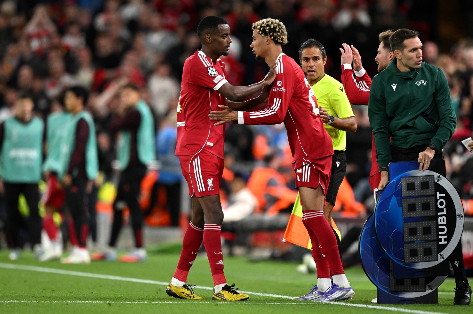 Alexander Isak and Hugo Ekitike have only started together once for Liverpool so far