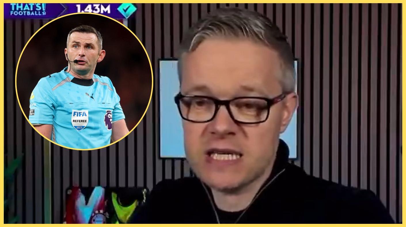 Mark Goldbridge fumed at Michael Oliver over some of the decisions in Man City's win over Liverpool