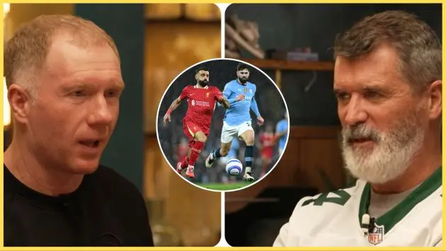 Paul Scholes and Roy Keane disagree on their predictions for Man City v Liverpool