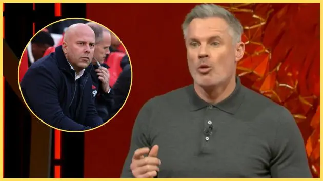 Jamie Carragher believes that Arne Slot shouldn't be sacked this season