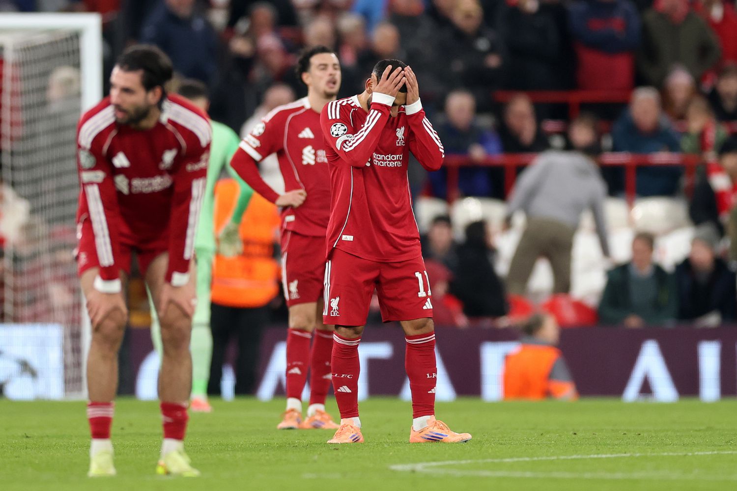 Mo Salah in Champions League action