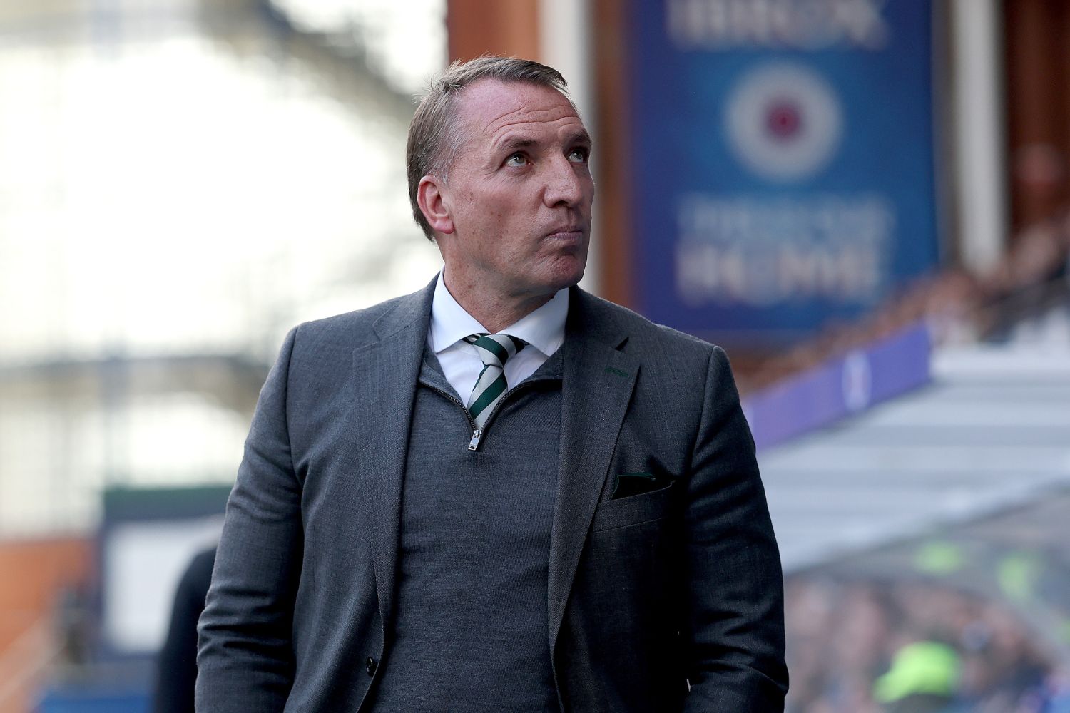 Brendan Rodgers, Celtic manager, in 2025