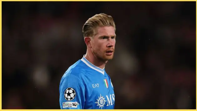 Kevin De Bruyne of Napoli