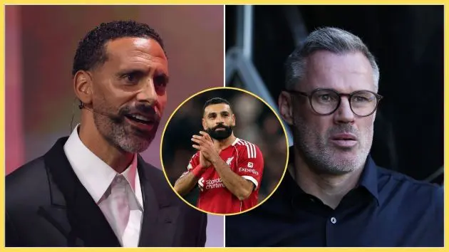 Jamie Carragher and Rio Ferdinand clash over Mo Salah
