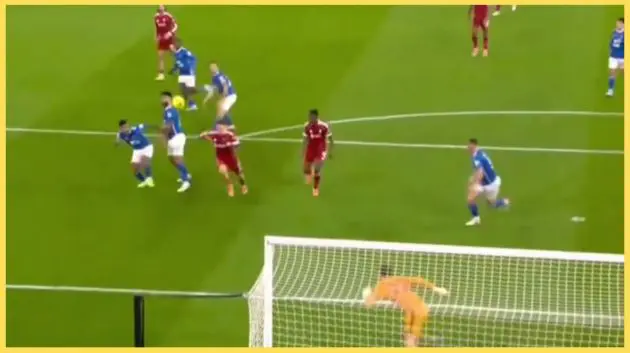 Florian Wirtz was inches away from scoring his first Liverpool goal