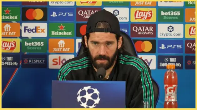 Alisson Becker admitted that Mo Salah's comments at the weekend will have consequences