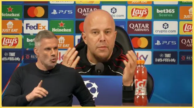 Jamie Carragher hopes that Mo Salah won't feature in Liverpool's game against Brighton on Saturday