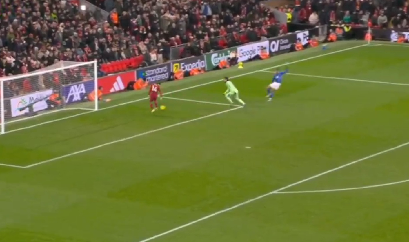 Federico Chiesa saved Liverpool with a heroic block to deny Wilson Isidor