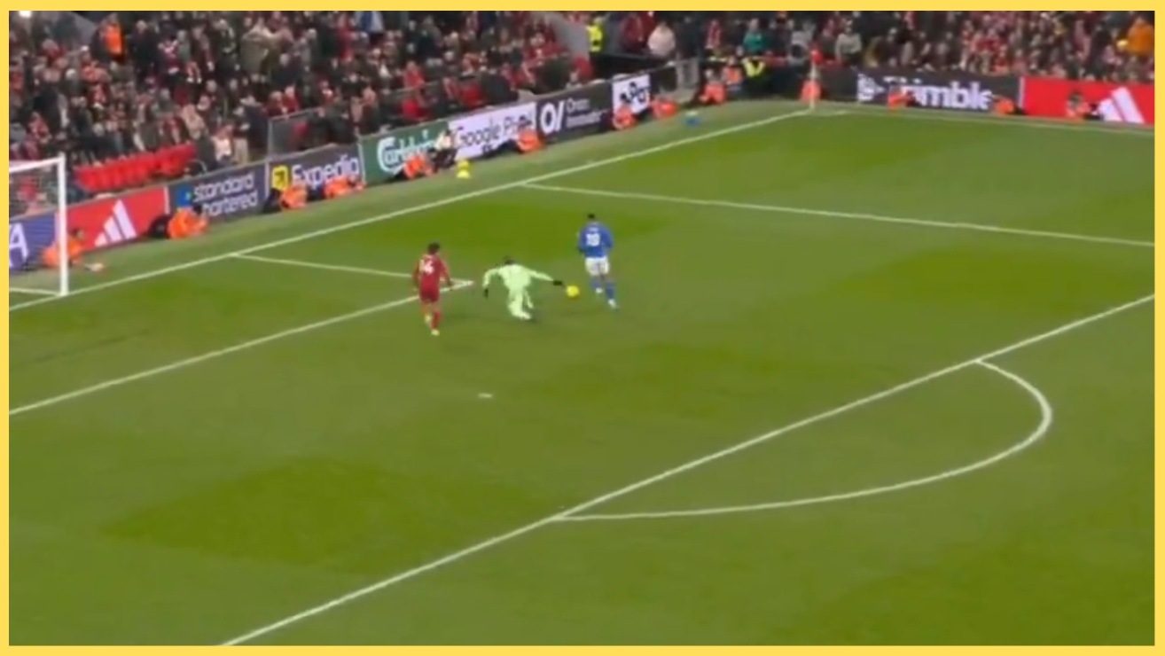 Federico Chiesa saved a point for Liverpool with a heroic clearance to thwart Wilson Isidor