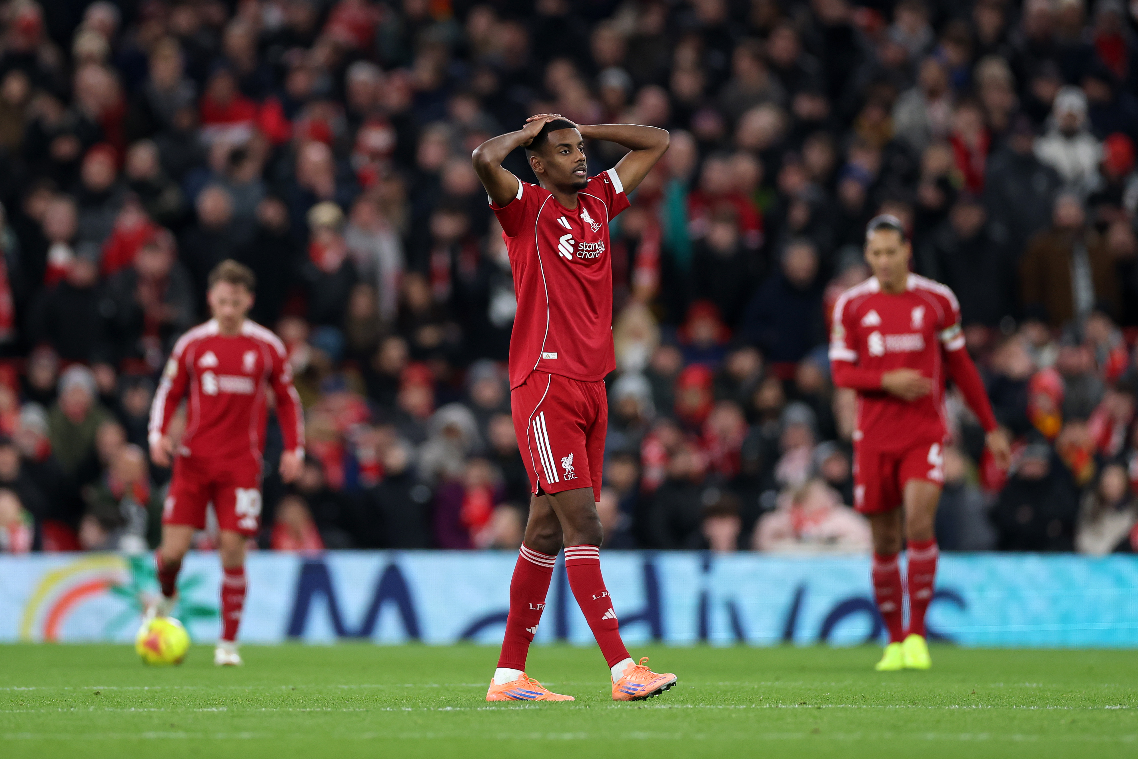 Alexander Isak against Sunderland
