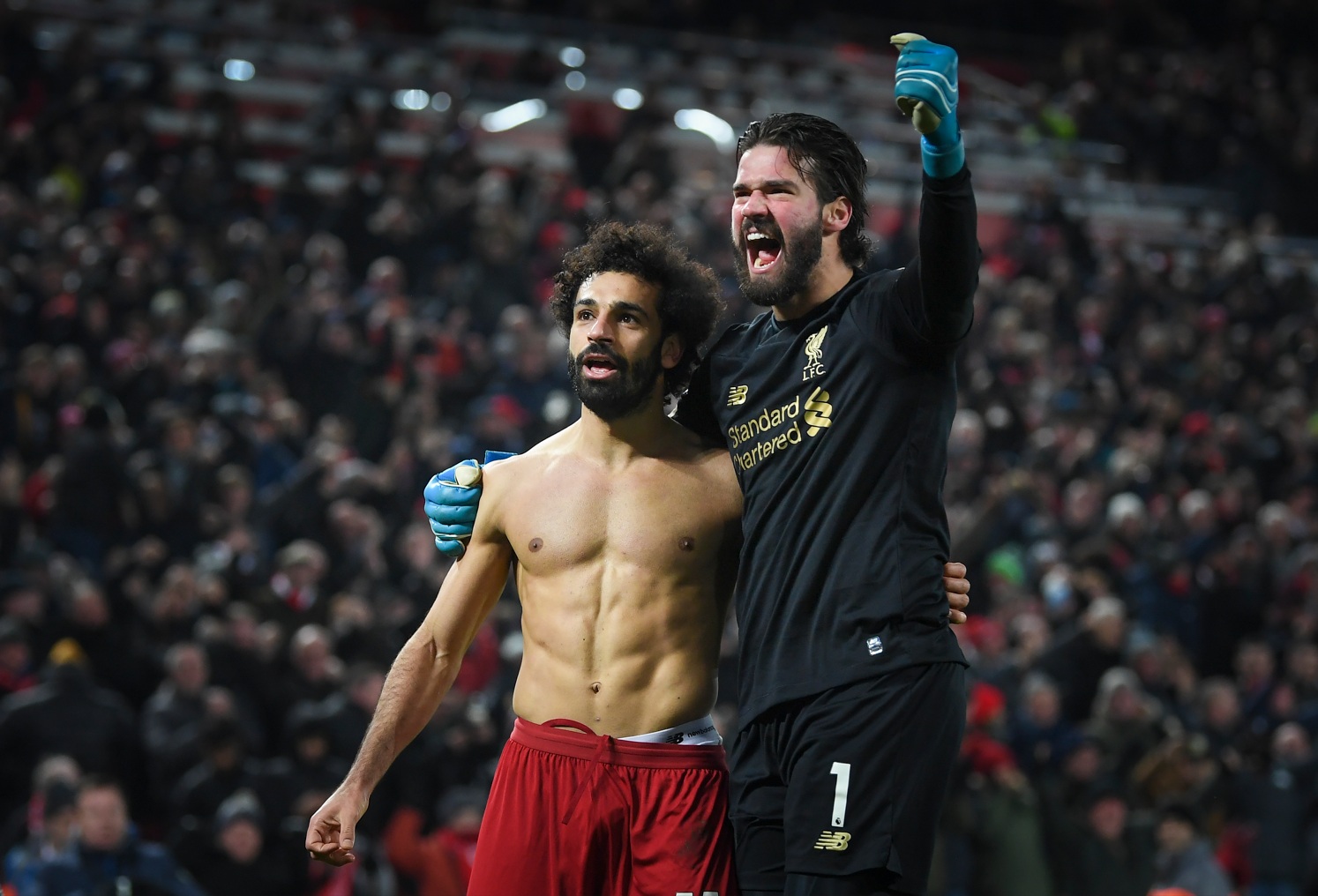 Mo Salah and Alisson Becker have formed a close bond during their seven-and-a-half years together at Liverpool