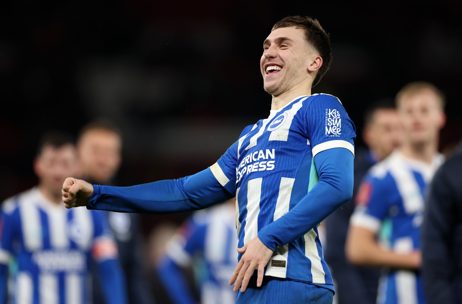 Brajan Gruda has said that he aspires to 'play for a top club' such as Liverpool