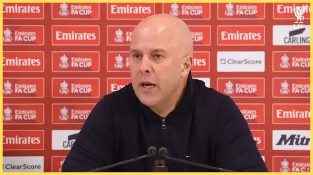 Arne Slot speaks about Mo Salah after Brighton win