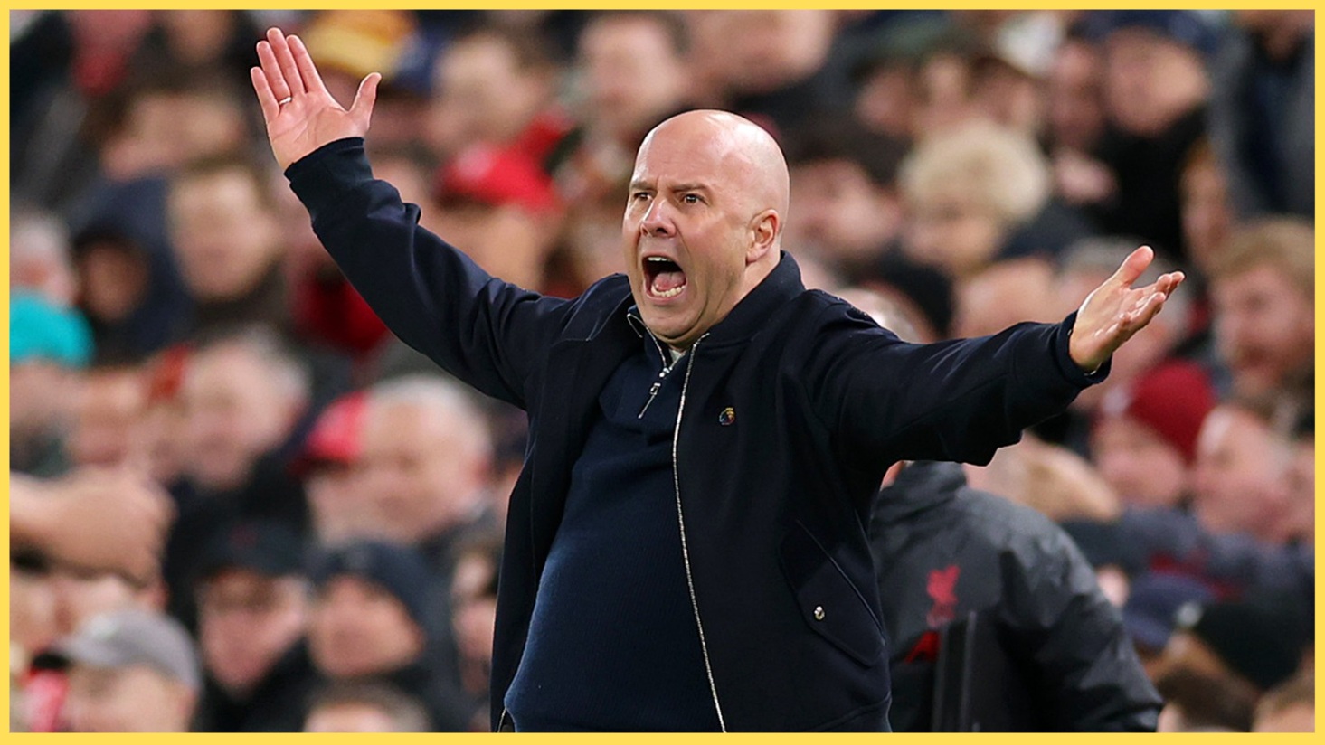 Arne Slot was furious that Marc Guehi wasn't sent off for denying Mo Salah a clear goalscoring opportunity