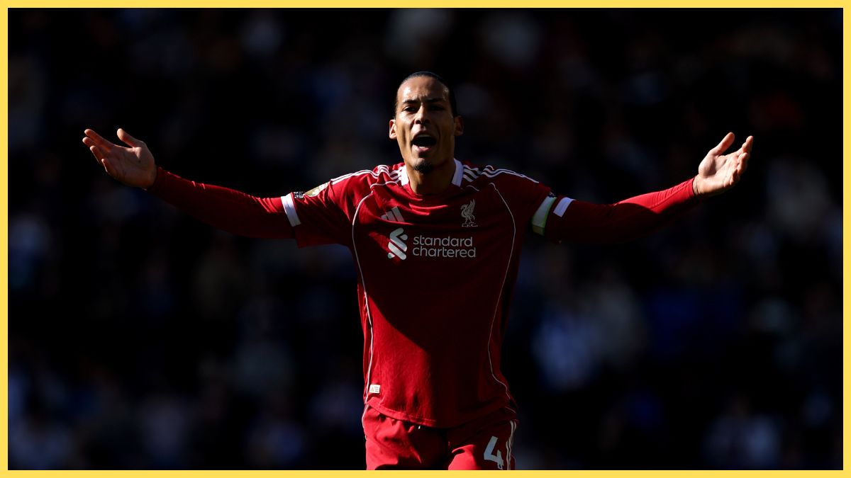 Virgil van Dijk against Brighton