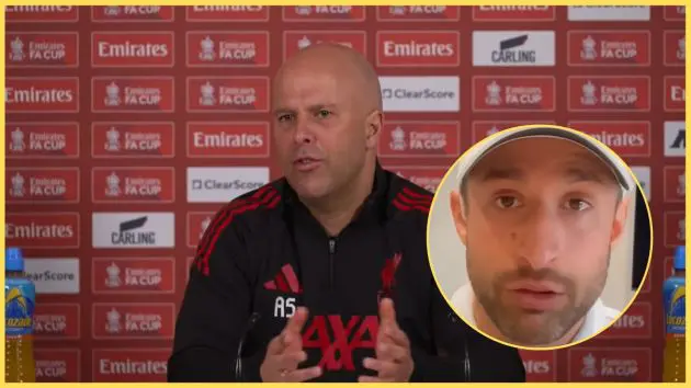 David Ornstein believes the Liverpool hierarchy remain firmly behind Arne Slot