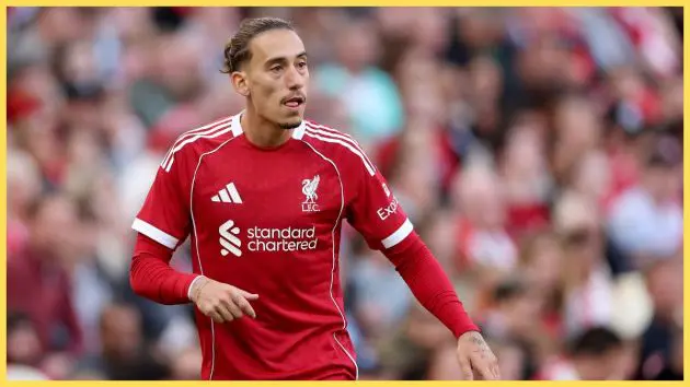 Kostas Tsimikas of Liverpool during the pre-season friendly match between Liverpool v Athletic Club Bilbao at Anfield