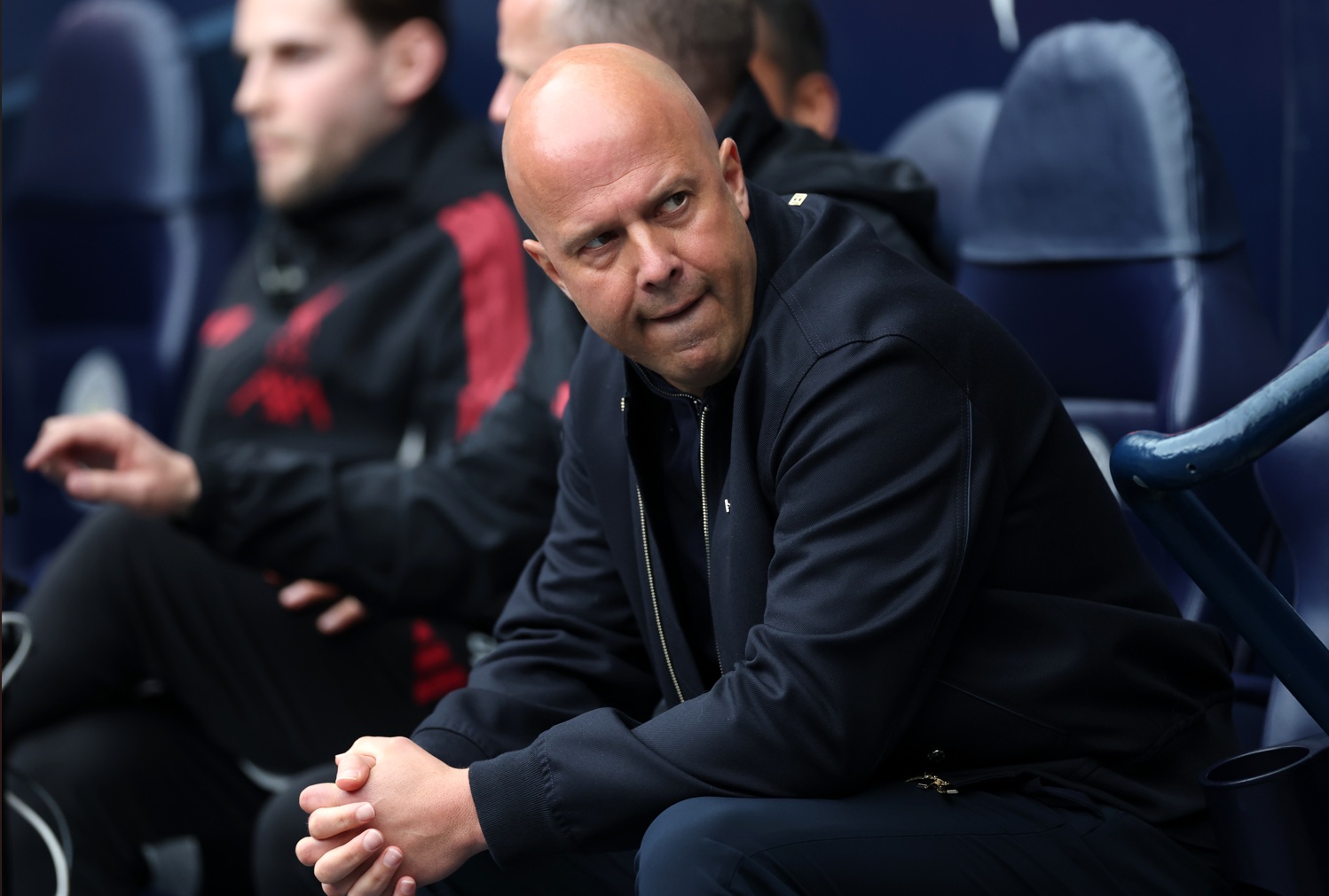 Arne Slot is coming under increasing pressure at Liverpool