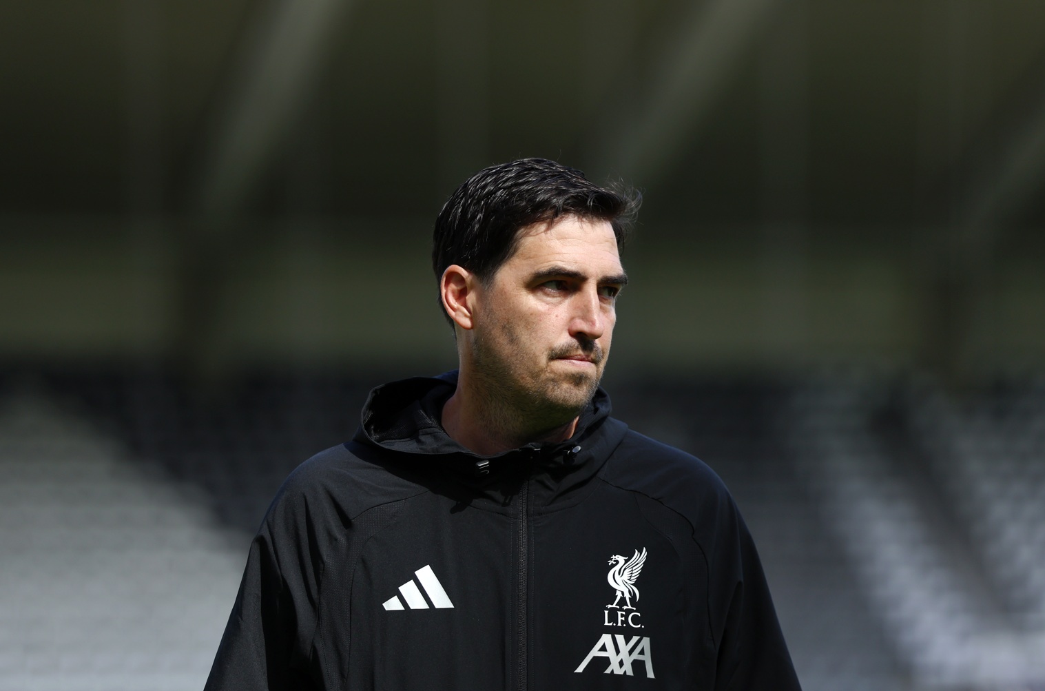 Liverpool head coach Andoni Iraola