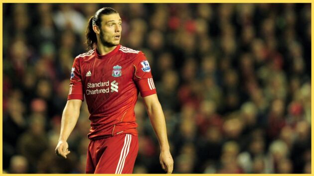 Andy Carroll in action for Liverpool in 2012