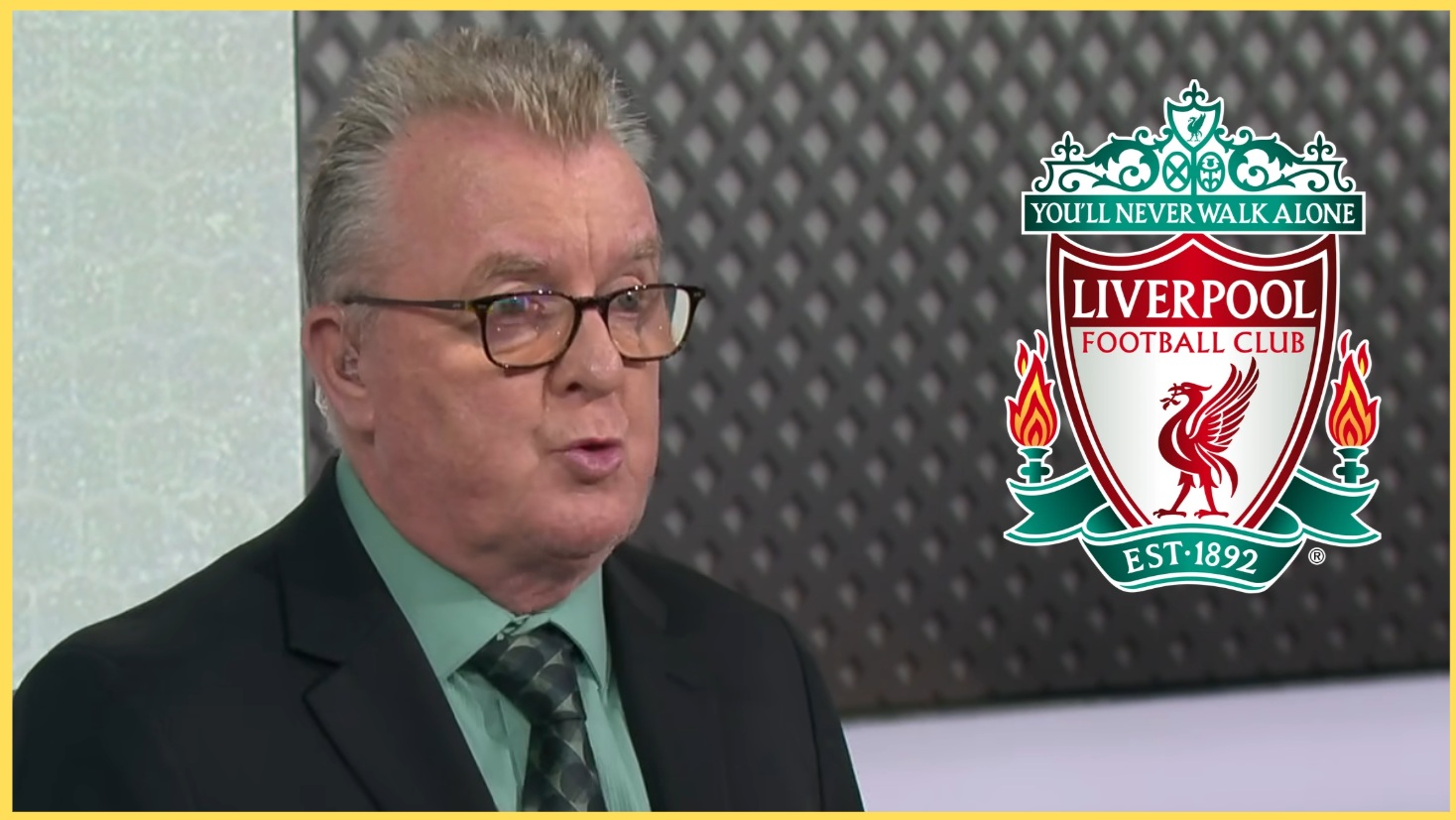 Steve Nicol during an ESPN FC broadcast