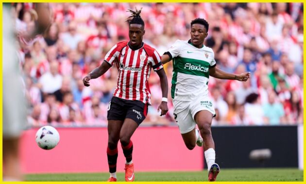 Nico Williams in action for Athletic Bilbao