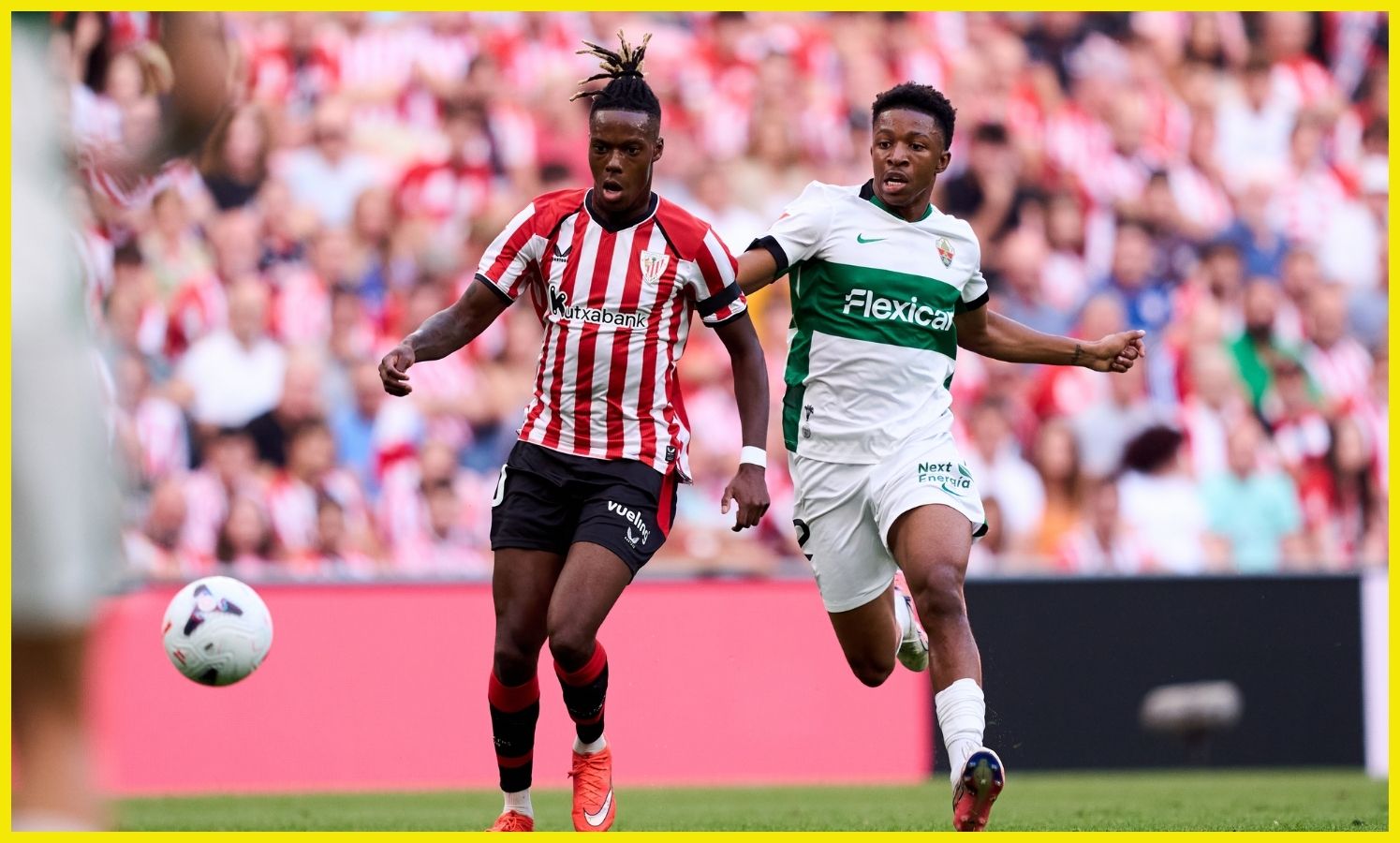 Nico Williams in action for Athletic Bilbao