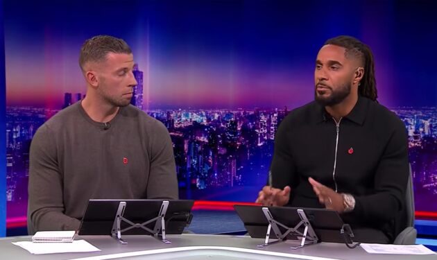 Toby Alderweireld and Ashley Williams on Match of the Day