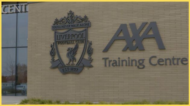 A photo of the exterior wall of the AXA Training Centre
