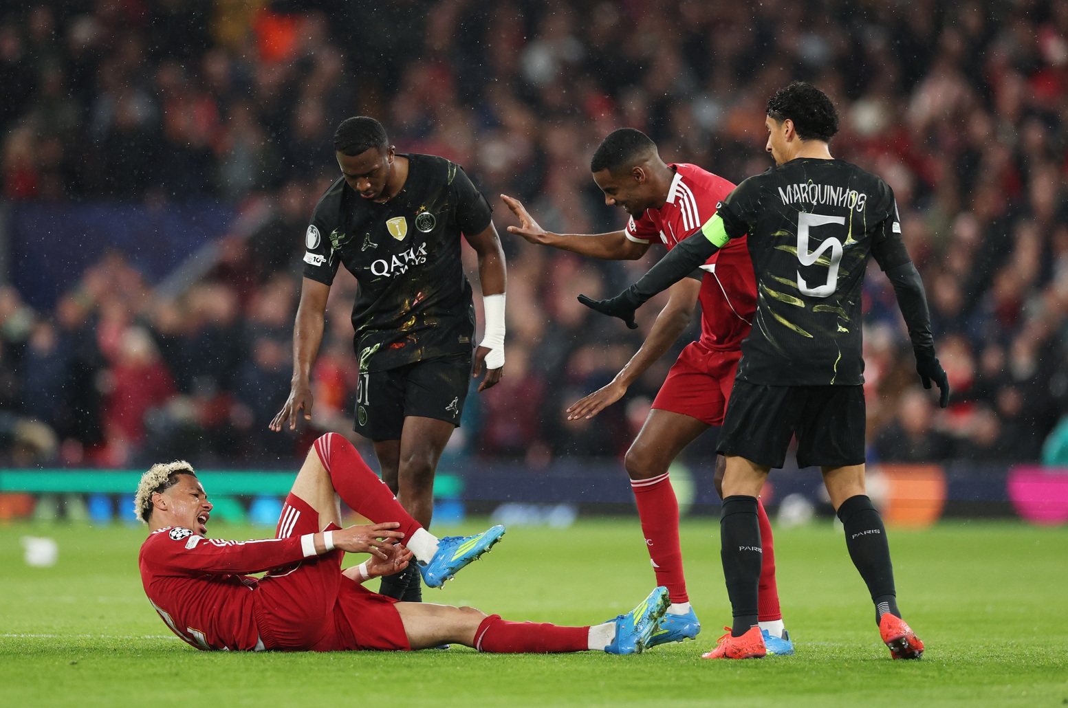 Hugo Ekitike suffered a serious Achilles injury in April