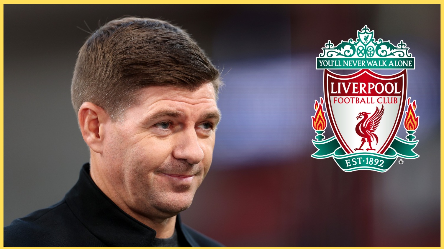 Steven Gerrard pictured during punditry duty for TNT Sports