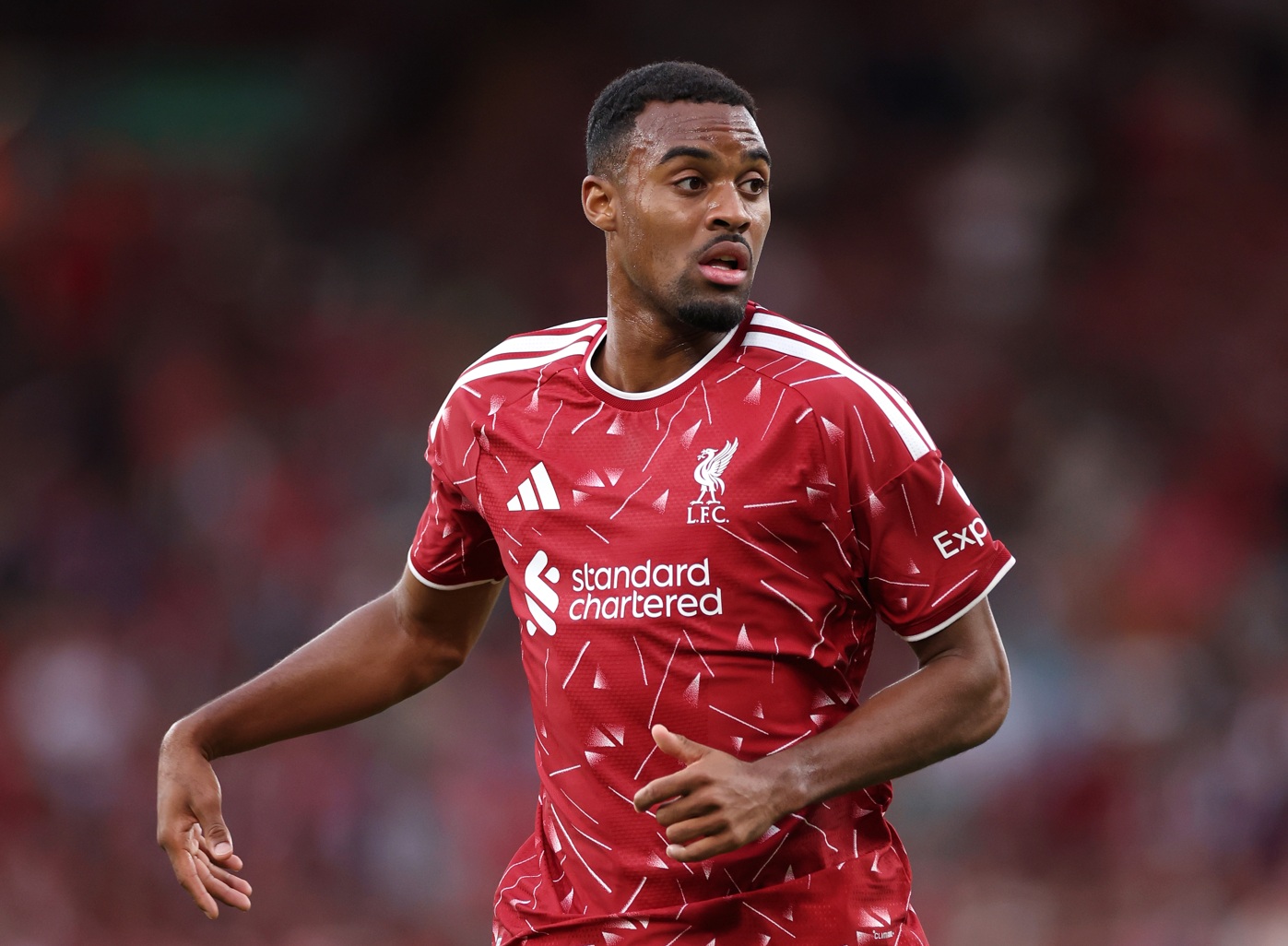 Ryan Gravenberch in action for Liverpool