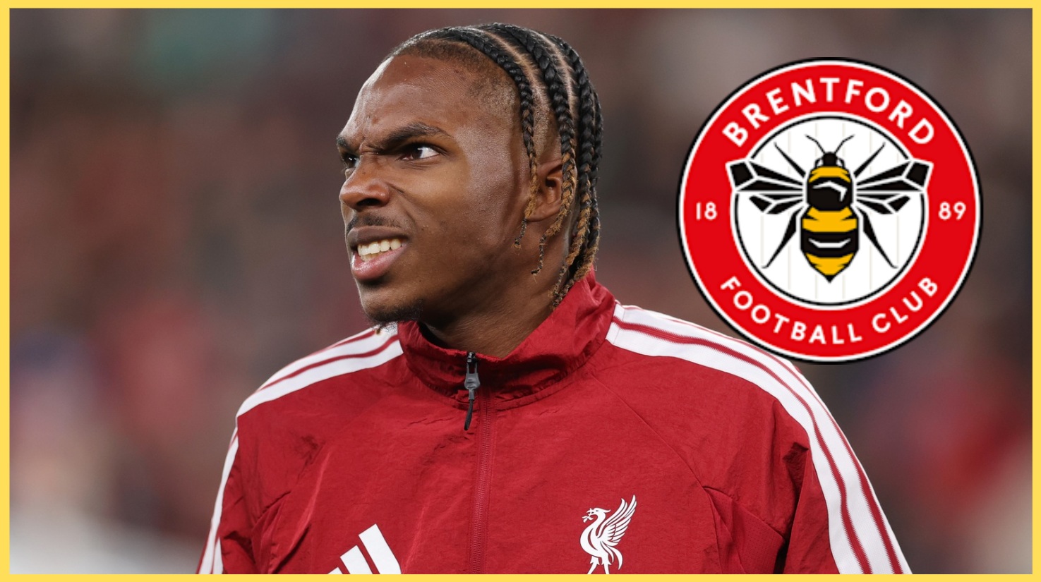 Jeremy Jacquet grimaces during a Liverpool match