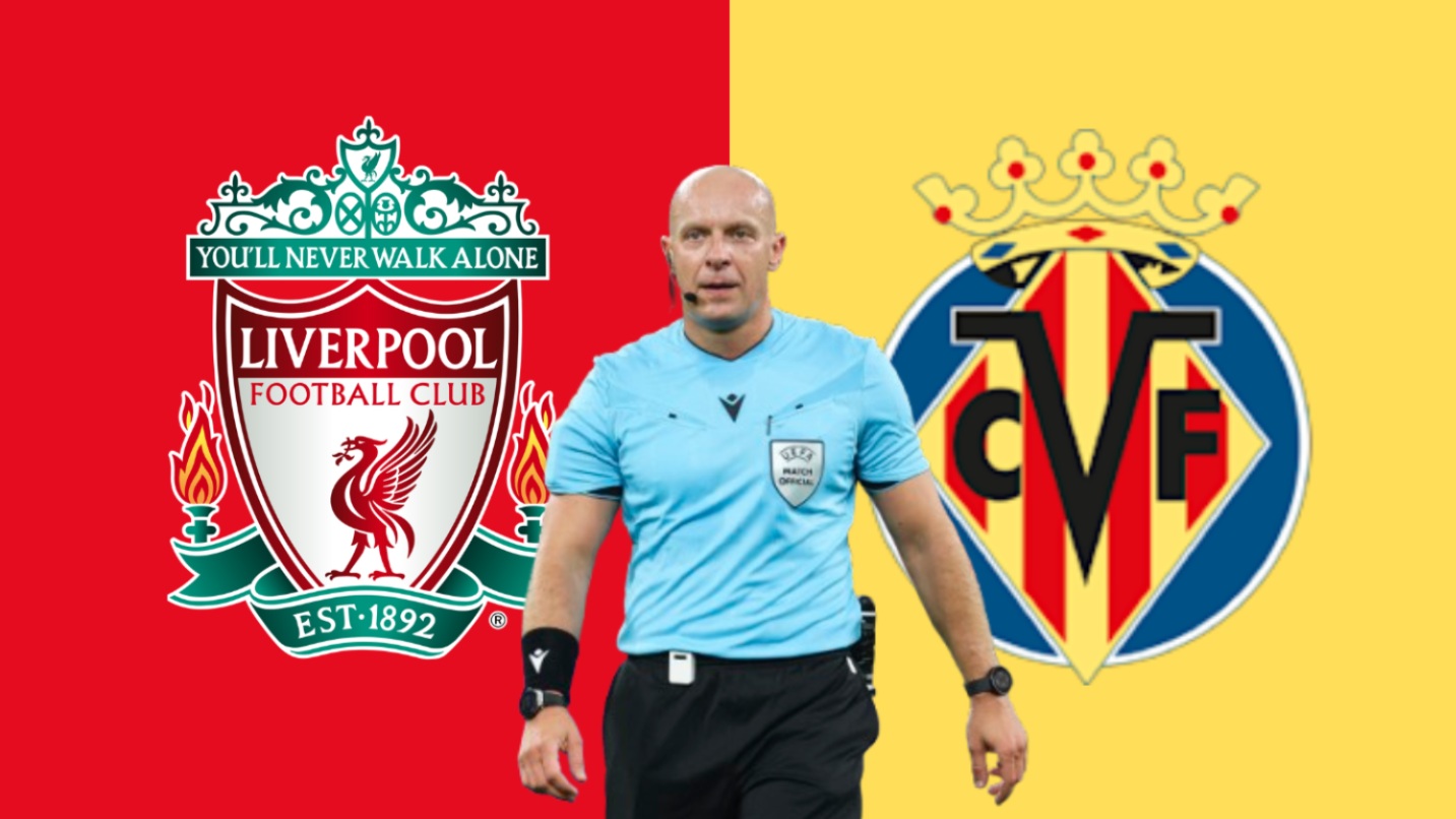 Szymon Marciniak will take charge of Liverpool's match against Villarreal on Tuesday