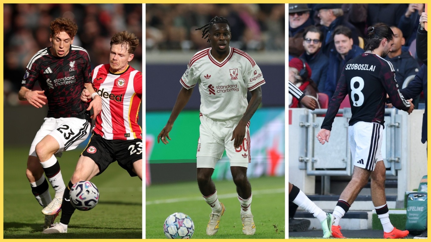 Victor Munoz, Jeremie Frimpong and Dominik Szoboszlai are all currently nursing injuries