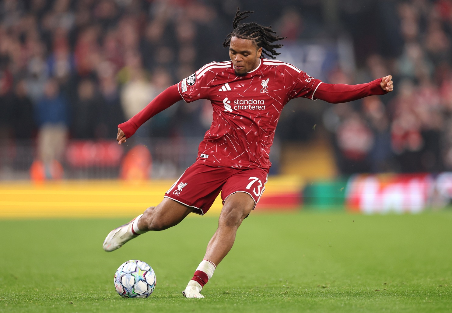 Rio Ngumoha in action for Liverpool