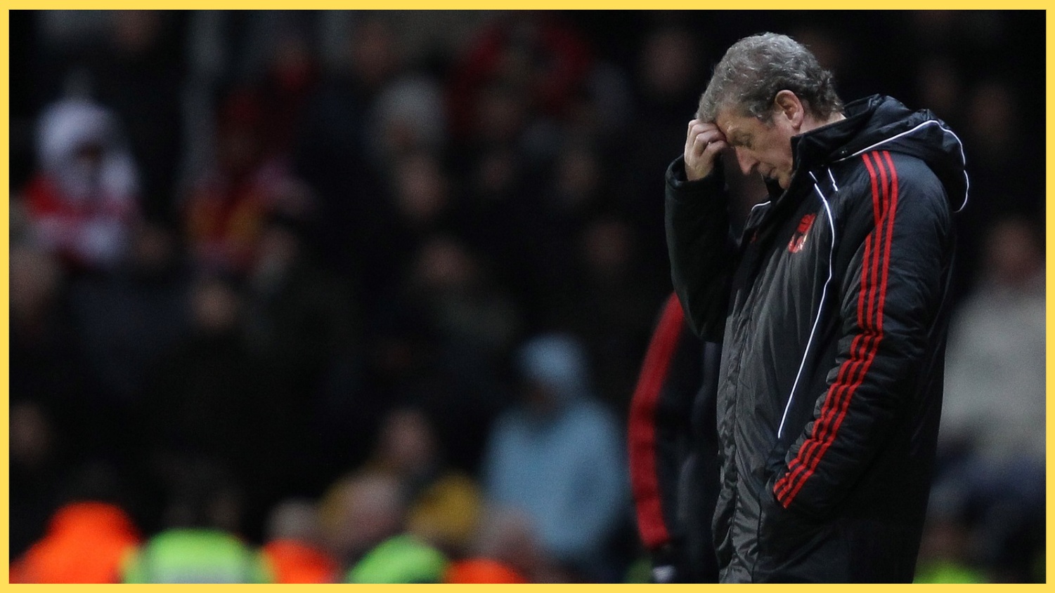 Roy Hodgson cuts a pained figure on the touchline in his days as Liverpool manager