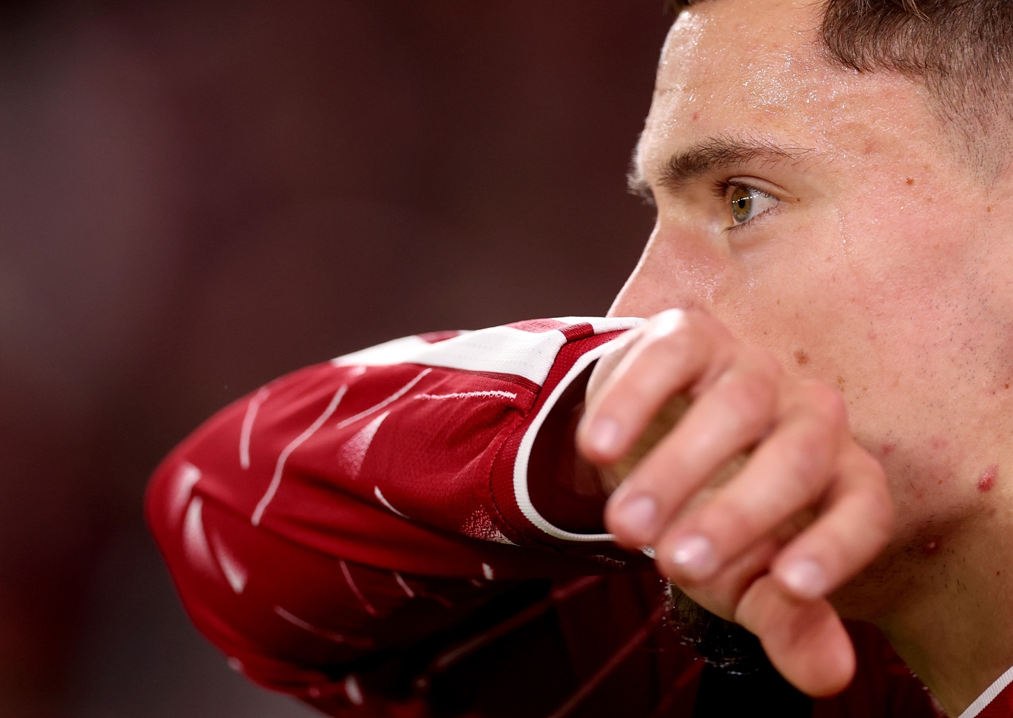 A close-up image of Florian Wirtz in action for Liverpool